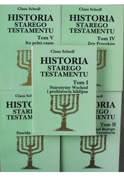 Historia Starego Testamentu 5 tomów