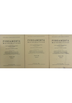 Fundamenta Mathematicae Vol.134 nr.1,2,3