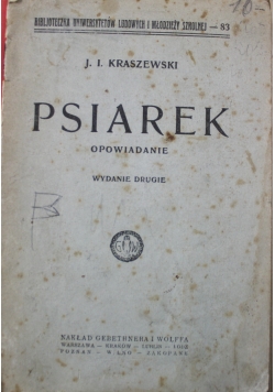 Psiarek opowiadanie 1925 r.