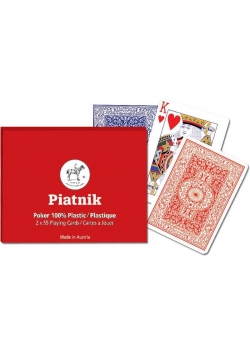 Karty poker "Poker plastic" PIATNIK