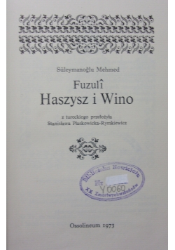 Haszysz i Wino