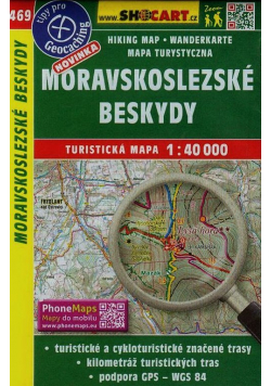 Moravskoslezske Beskydy 1:40 000