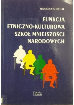 Funkcja etniczno-kulturowa szkół mniejszości narodowych