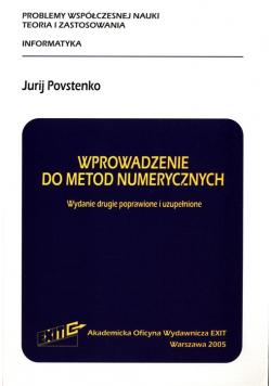 Wprowadzenie do metod numerycznych