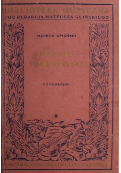 Ignacy Jan Paderewski 1928 r