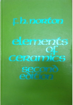 Elements of ceramics second edition
