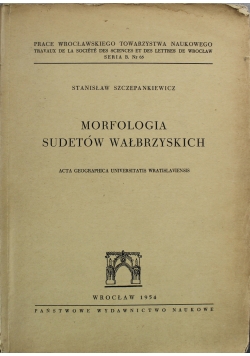 Morfologia Sudetów Wałbrzyskich