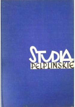 Studia pelplińskie Tom XIX
