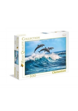 Puzzle High Quality Collection Dolphins 500