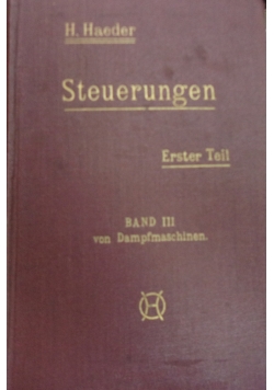 Steuerungen, 1910r.