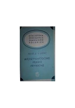 Międzynarodowe prawo prywatne