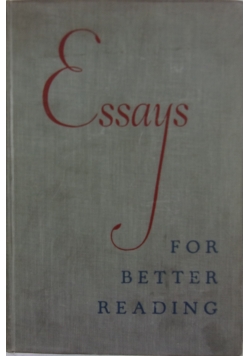 Essays for better reading, 1940r.