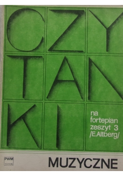 Czytanki na fortepian zeszyt 3