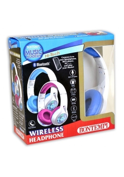 Słuchawki bezprzewodowe bluetooth z efektami świetlnymi