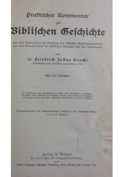 Biblischen Geschchte, 1913r.