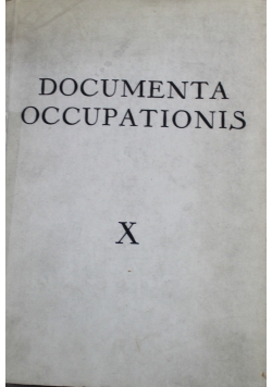 Documenta Occupationis XIV