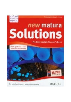 New Matura Solutions Pre-Intermediate Student's Book