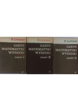 Zarys matematyki  wyższej część I-III