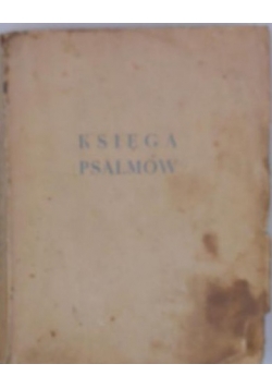 Księga Psalmów, 1937r.