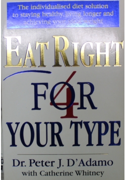 Eat Right 4 your type