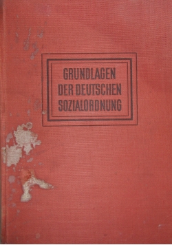 Grundlagen der Deutschen Sozialordnung, 1942 r.