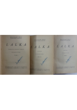 Lalka, tom I-VII 1925 r.