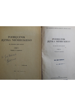 Podręcznik języka Niemieckiego Tom 1 do  2
