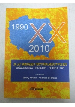 XX lat samorządu terytorialnego w Polsce