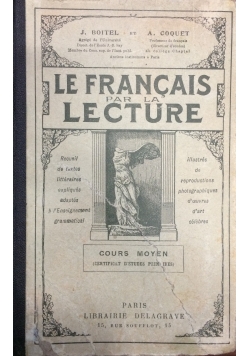 Le Francais par la Lecture, 1925r.