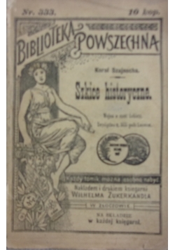 Biblioteka powszechna-Szkiece historyczne,1901r.