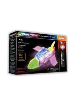 Klocki laser pegs 3 w 1 Jets
