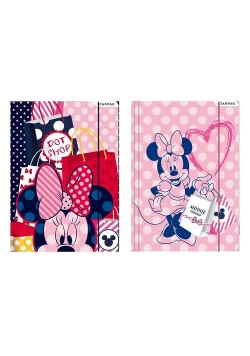 Teczka z gumką A4 Minnie 10 sztuk