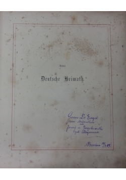 Unsere Deutsche Heimath, 1869 r.