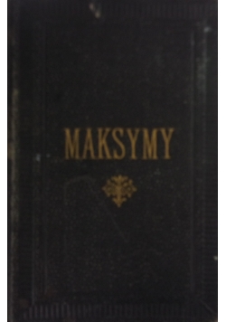 Maksymy i przestrogi duchowe, 1905r.