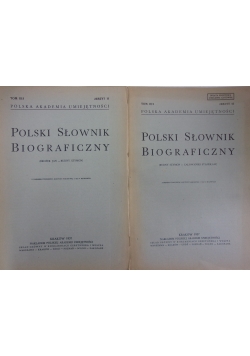 Polski słownik biograficzny zestaw 2 książek, 1937 r.