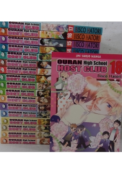 Ouran High School Host Club, 1-18, zestaw 18 komiksów
