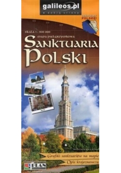 Mapa - Sanktuaria Polski 1:900 000