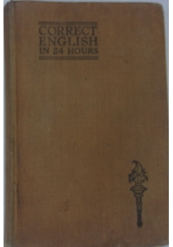 Correct english in 24 hours, 1938 r.