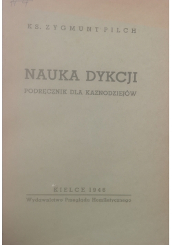 Nauka dykcji,1946 r.