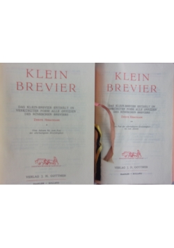 Klein Brevier, zestaw 2 książek