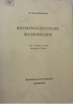 Kriminologische Reisebilder