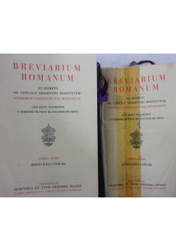 Breviarium Romanum, 2 tomy