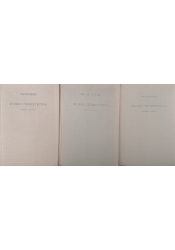Fizyka teoretyczna zestaw 3 książek