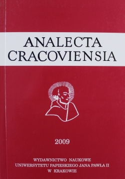Analecta Cracoviensia XLI