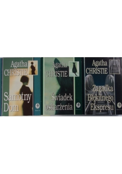 Christie, zestaw 3 książek