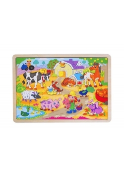 Układanka puzzle wieś