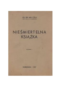 Nieśmiertelna książka, 1939r.