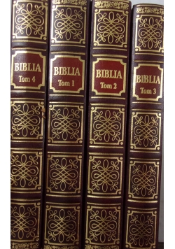 Biblia, tom I do IV, reprint z 1599 r.