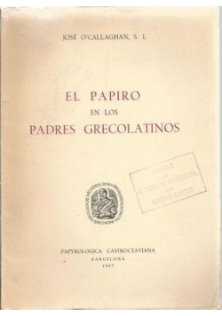 El papiro en los Padres Grecolatinos