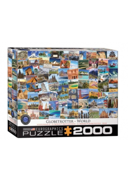 Puzzle 2000 Globetroter-Świat